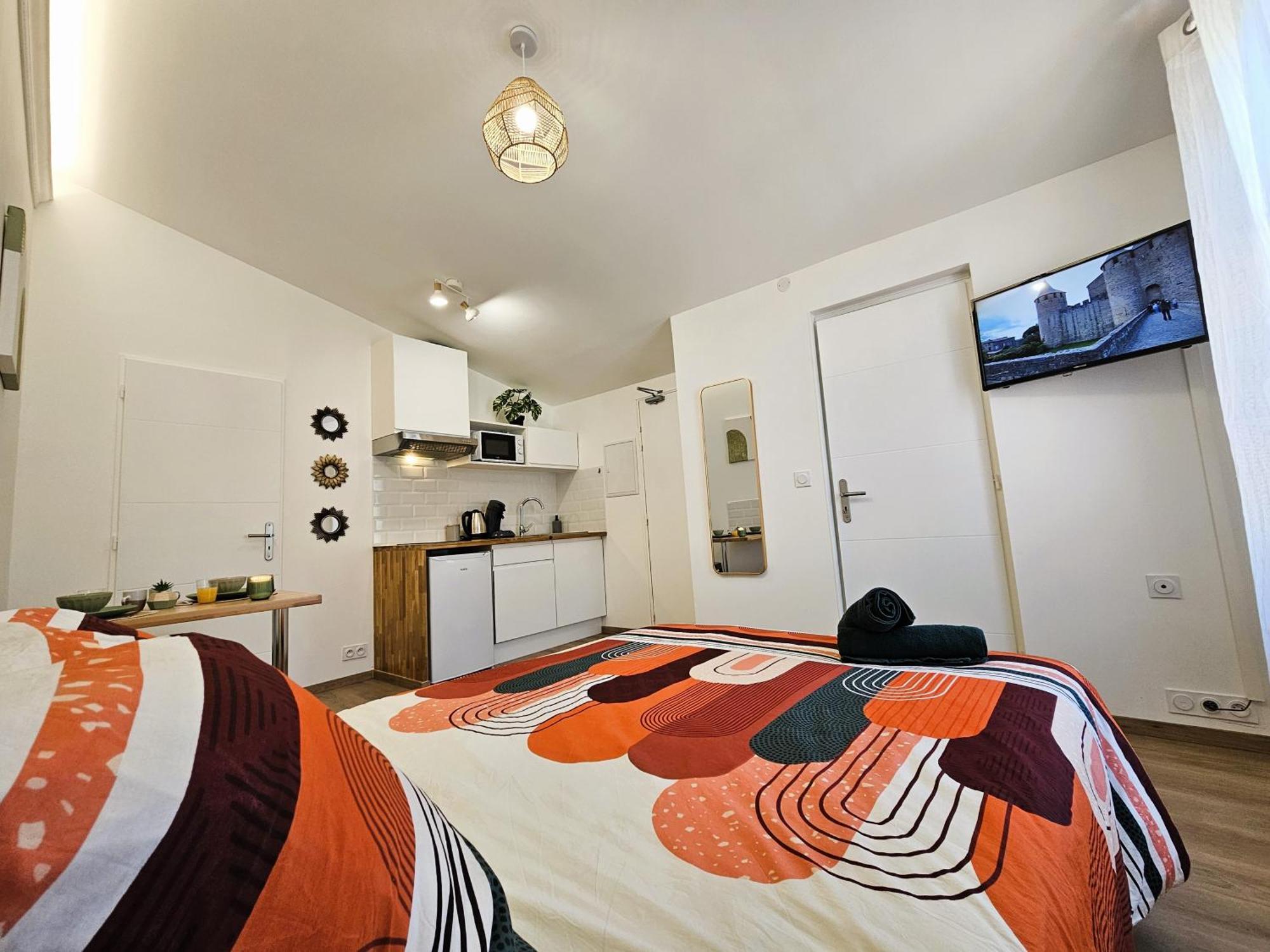 Tout Confort ! Ville, Climatisation, Parking, Wifi, Calme, Tv Carcassonne Buitenkant foto